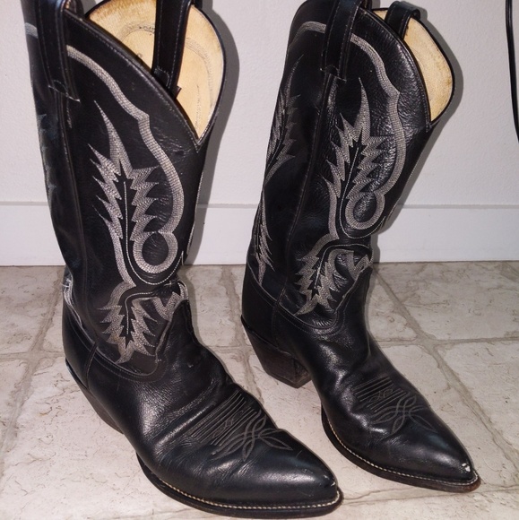 Tony Lama Other - Tony Lama 9.5 D Black Western Boots
